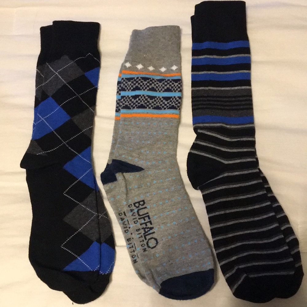 Men’s sock bundle. Three pair. Excellent condition